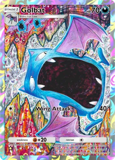 Golbat card art (Genetic Apex)