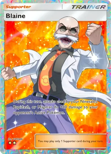 Blaine card art (Genetic Apex)