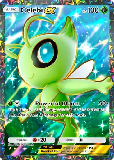 Celebi ex card art (Mythical Island)