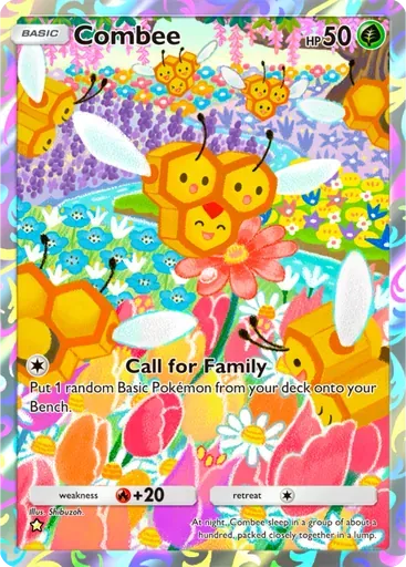 Combee card art (Space-Time Smackdown)