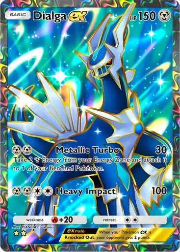 Dialga ex card art (Space-Time Smackdown)