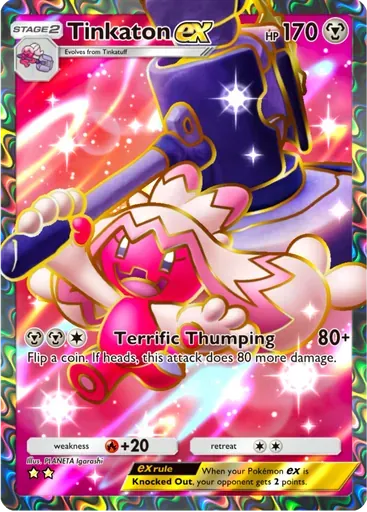 Tinkaton ex card art (Shining Revelry)