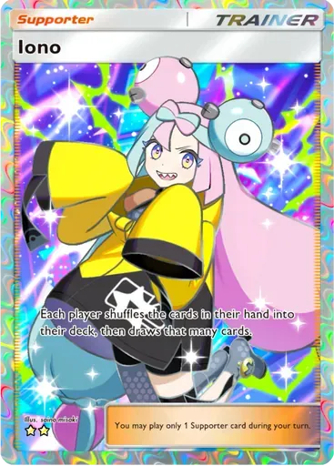 Iono card art (Shining Revelry)