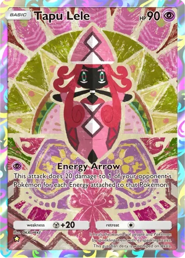 Tapu Lele card art (Celestial Guardians)