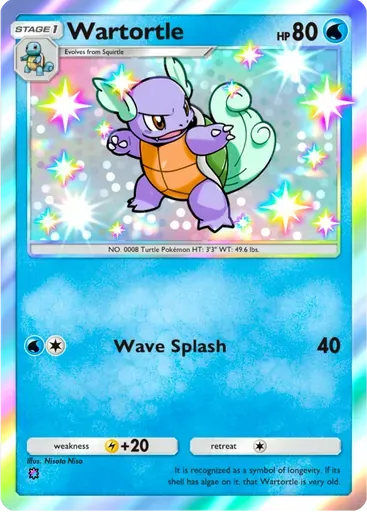 Wartortle card art (Celestial Guardians)
