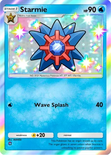 Starmie card art (Celestial Guardians)
