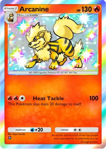 Arcanine card art (Extradimensional Crisis)