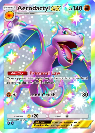 Aerodactyl ex card art (Extradimensional Crisis)