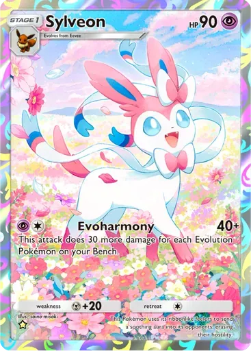 Sylveon card art (Eevee Grove)