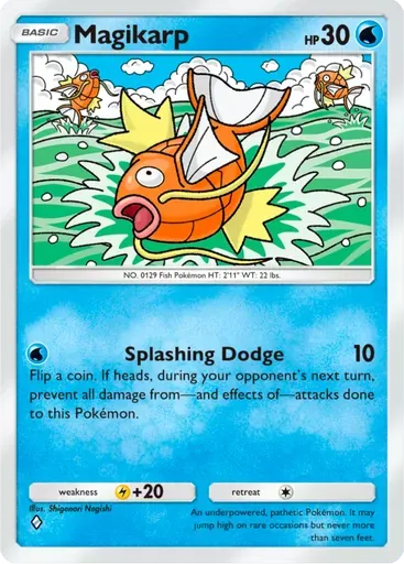 Magikarp card art (Wisdom of Sea and Sky)