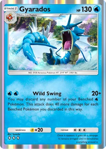 Gyarados card art (Wisdom of Sea and Sky)