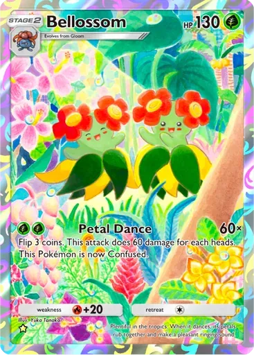 Bellossom card art (Wisdom of Sea and Sky)