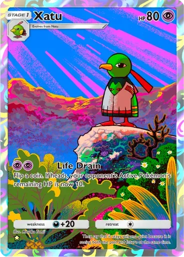Xatu card art (Wisdom of Sea and Sky)