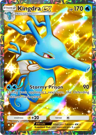 Kingdra ex card art (Wisdom of Sea and Sky)