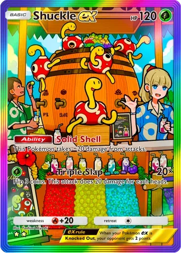 Shuckle ex card art (Wisdom of Sea and Sky)