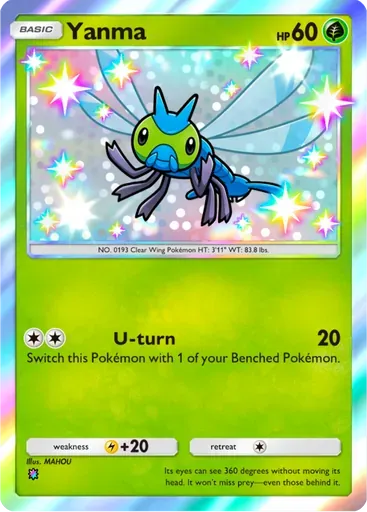 Yanma card art (Wisdom of Sea and Sky)