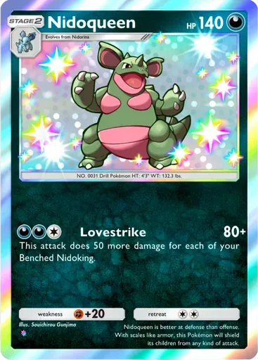 Nidoqueen card art (Wisdom of Sea and Sky)