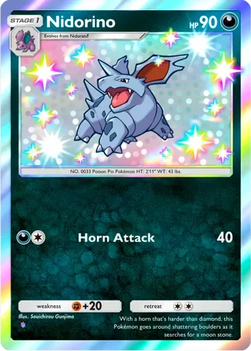 Nidorino card art (Wisdom of Sea and Sky)