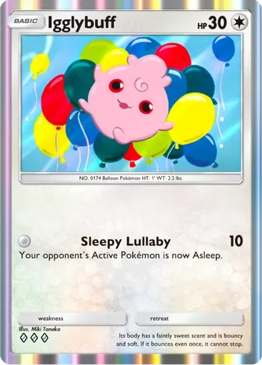Igglybuff card art (Secluded Springs)