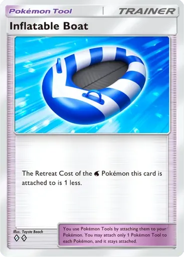 Inflatable Boat card art (Secluded Springs)