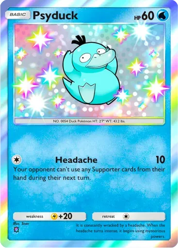 Psyduck card art (Secluded Springs)