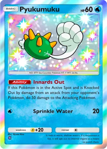 Pyukumuku card art (Secluded Springs)