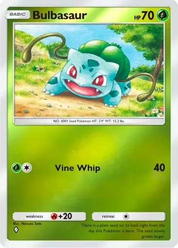 Bulbasaur card art (Deluxe Pack: ex)