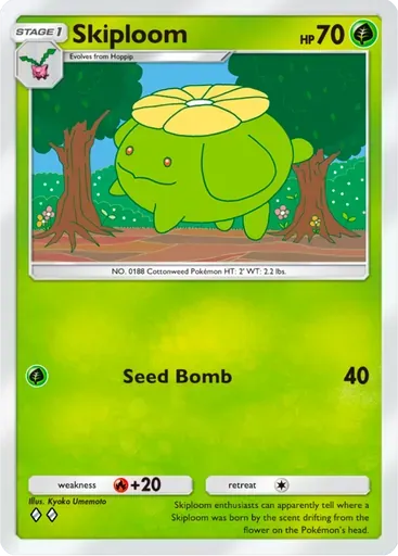 Skiploom card art (Deluxe Pack: ex)