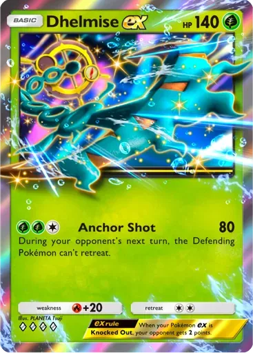 Dhelmise ex card art (Deluxe Pack: ex)
