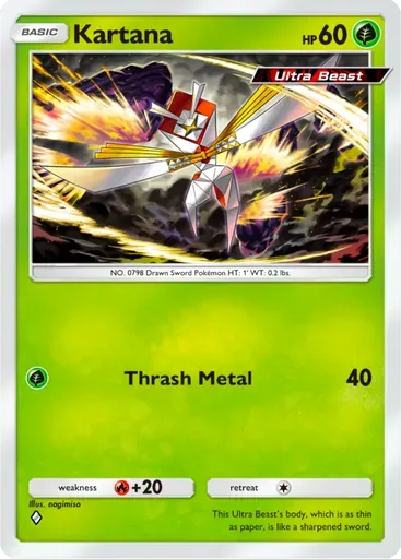 Kartana card art (Deluxe Pack: ex)
