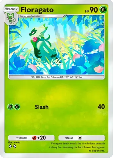 Floragato card art (Deluxe Pack: ex)