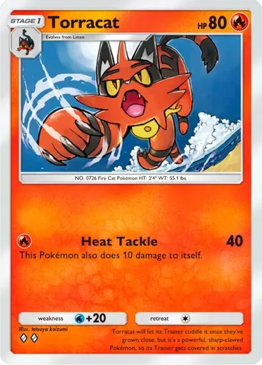 Torracat card art (Deluxe Pack: ex)