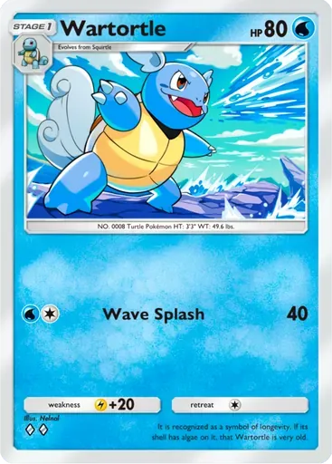 Wartortle card art (Deluxe Pack: ex)