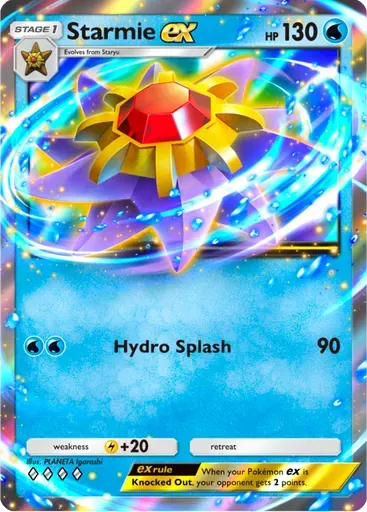 Starmie ex card art (Deluxe Pack: ex)