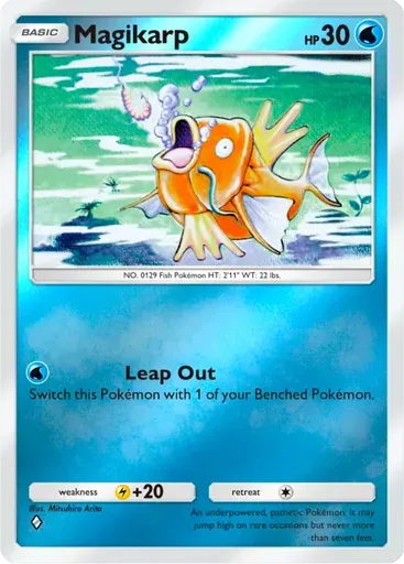 Magikarp card art (Deluxe Pack: ex)