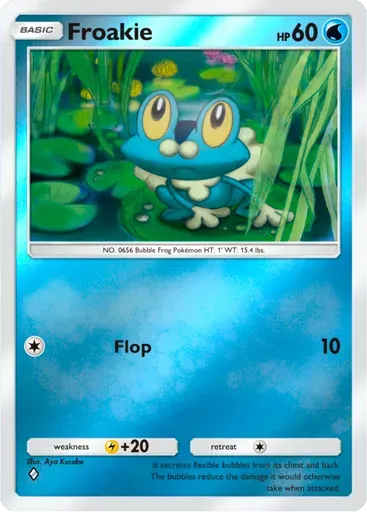 Froakie card art (Deluxe Pack: ex)