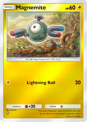 Magnemite card art (Deluxe Pack: ex)