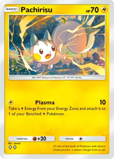 Pachirisu card art (Deluxe Pack: ex)