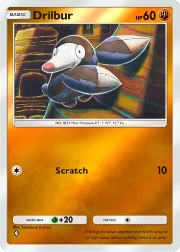 Drilbur card art (Deluxe Pack: ex)