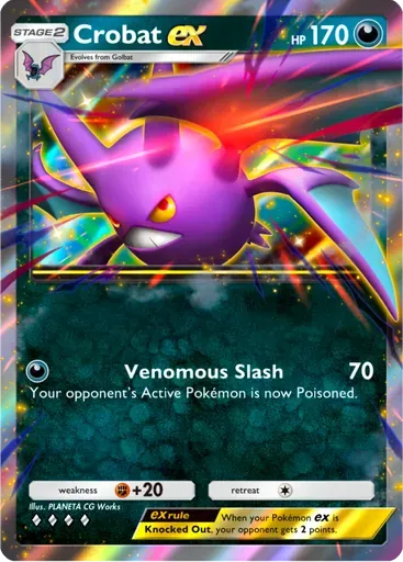 Crobat ex card art (Deluxe Pack: ex)