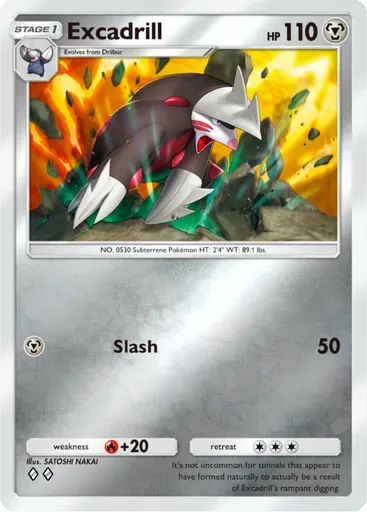 Excadrill card art (Deluxe Pack: ex)