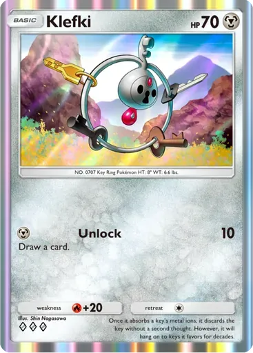 Klefki card art (Deluxe Pack: ex)