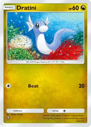 Dratini card art (Deluxe Pack: ex)