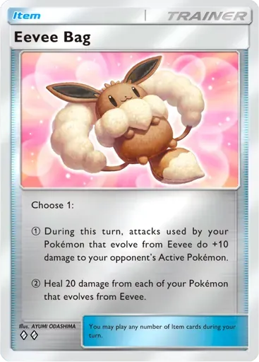 Eevee Bag card art (Deluxe Pack: ex)