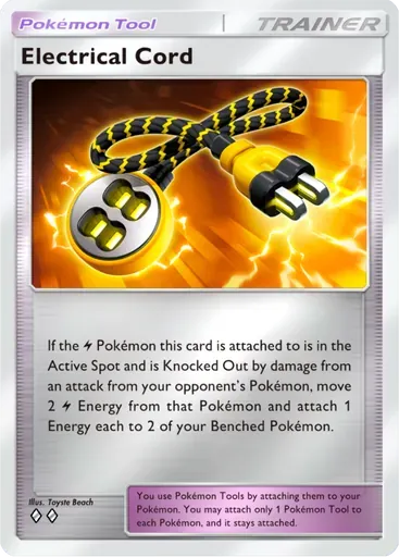 Electrical Cord card art (Deluxe Pack: ex)