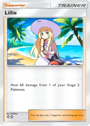 Lillie card art (Deluxe Pack: ex)