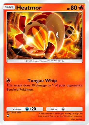 Heatmor card art (Mega Rising)