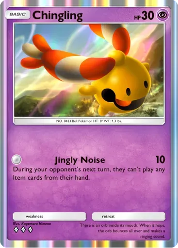Chingling card art (Mega Rising)