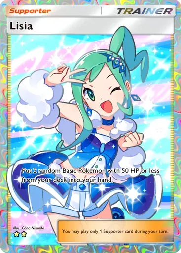 Lisia card art (Mega Rising)