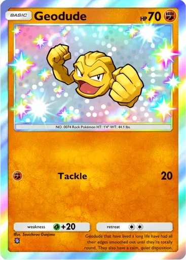 Geodude card art (Mega Rising)